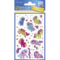 ZDesign KIDS Sticker glitter licorne, coloré