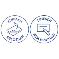 ZDesign HOME Haushalts-Etiketten Kariert mit Schrift