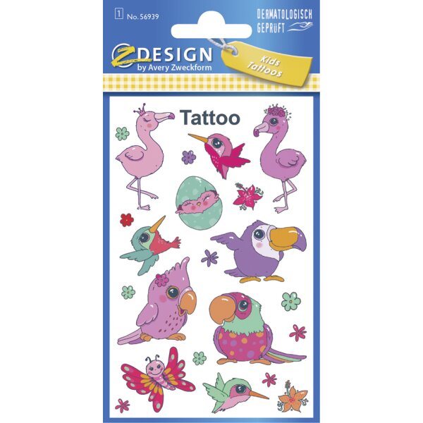 ZDesign KIDS Tatouage enfants chats, coloré