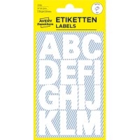 AVERY Zweckform Sticker de lettres, lettres A-Z, blanc