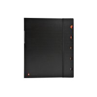 EXACOMPTA Sichtbuch Exaview A4 85434E schwarz 40 Taschen