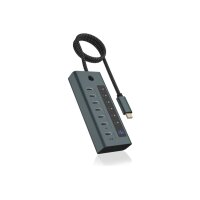 ICY BOX USB-C - 7-Port Hub IB-HUB1457-C31 6x 3.2 Gen2, 1x...