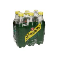 SCHWEPPES Ginger Ale Pet 2368 50 cl, 6 pcs.