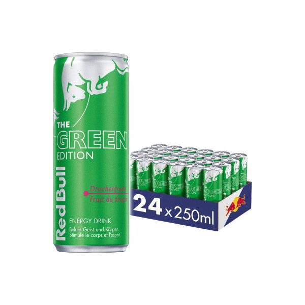 RED BULL Energy Drink Alu RC235089 Green Edition 25 cl, 24 Stk.