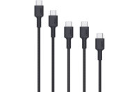 AUKEY USB-C-to-C Cable CB-CD37A 5 Pack,1x 2m,3x1m,1x0.5m