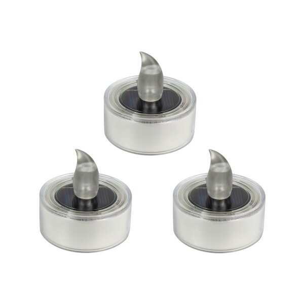 EGLO Bougies &agrave; r&egrave;chaude LED 48766 blanc 3 pcs.