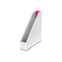 LEITZ Boîte de class. WOW A4 5362-10-26 blanc/rouge