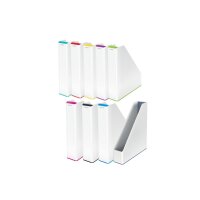 LEITZ Stehsammler WOW Duo Colour A4 5362-10-26 weiss/rot