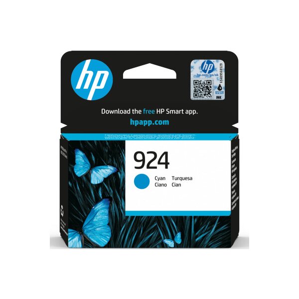 HP Tintenpatrone 924 cyan 4K0U3NE OfficeJet Pro 8120/8130 400 S.