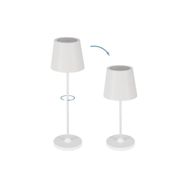 EGLO Tischleuchte Cabozo 75793 weiss, Akku