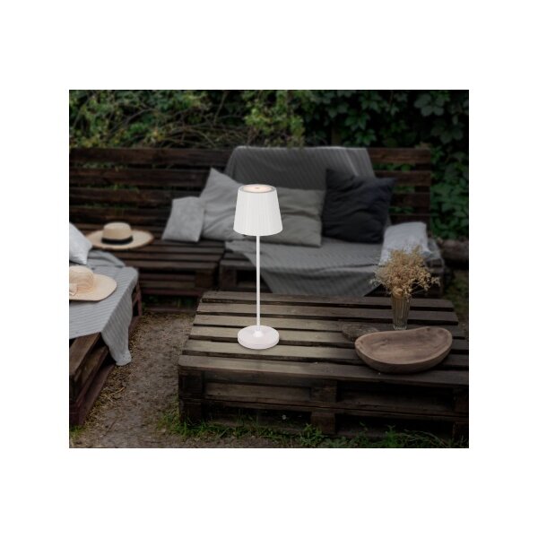 EGLO Tischleuchte Cabozo 75793 weiss, Akku