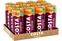 COSTA Coffee Latte Caramel Alu 5284 25 cl, 12 pcs.