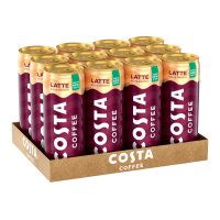 COSTA Coffee Latte Caramel Alu 5291 25 cl, 12 Stk.