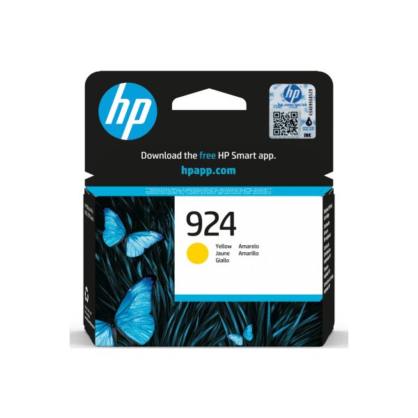 HP Tintenpatrone 924 yellow 4K0U5NE OfficeJet Pro 8120/8130 400 S.