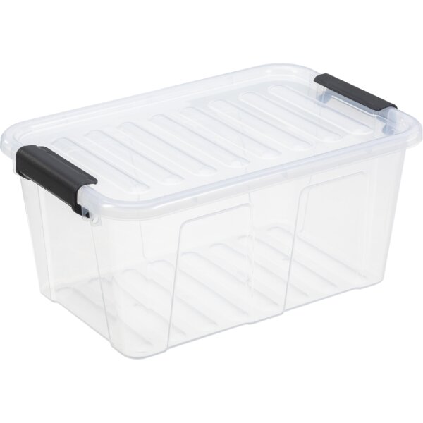 plast team Boîte de rangement HOME BOX, 8 L, transparent