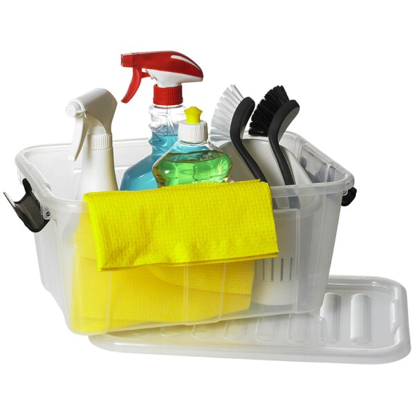 plast team Boîte de rangement HOME BOX, 8 L, transparent