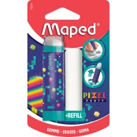Maped Gomme PIXEL PARTY + gomme de rechange, blister
