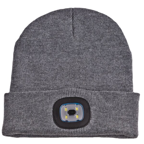 IWH Bonnet avec lampe LED, gris