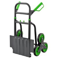 pavo Diable descalier en acier, 2 x 3 roues en étoile