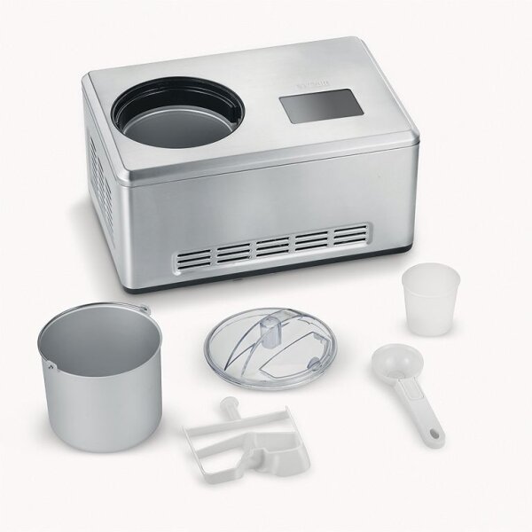 SEVERIN Sorbetière 2 en 1 EZ 7405, inox
