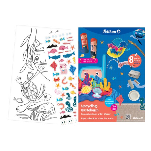 Pelikan Cahier dart plastique upcycling ferme, A4