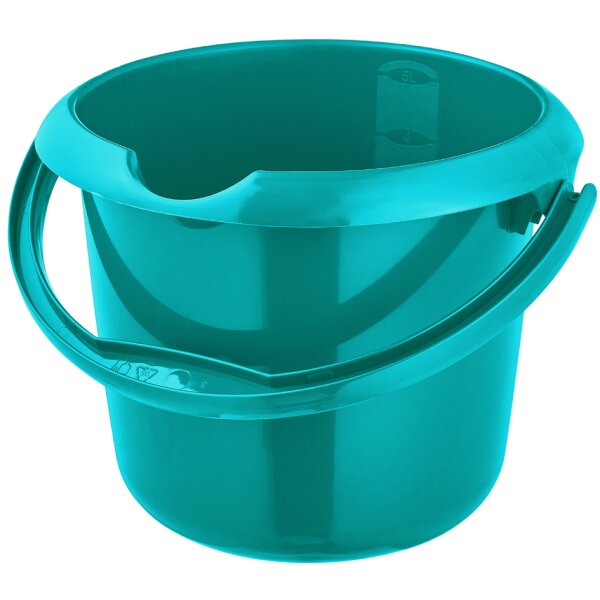 keeeper Seau mika eco, rond, 5 litres, sky blue