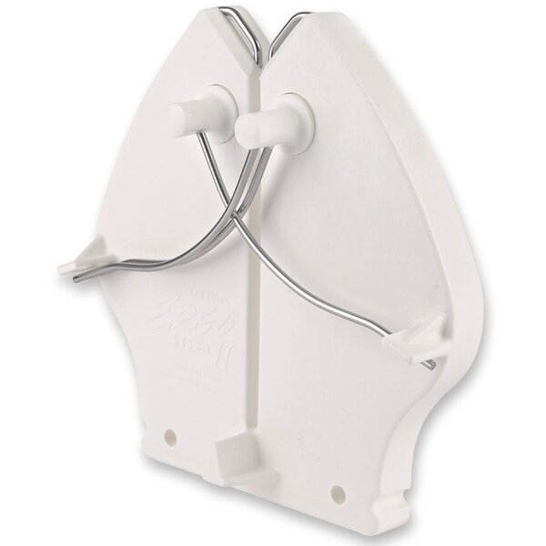 HYGOSTAR Affûteur de couteau ErgoSteel Hes II, blanc/argent