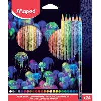 Maped Crayon de couleur DEEPSEA PARADISE, étui...
