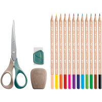 Maped Trousse SMILING PLANET, crème/vert, garni