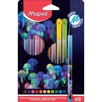 Maped Fasermaler DEEPSEA PARADISE, 12er Kartonetui