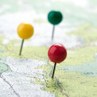 WESTCOTT Épingle à tête ronde, taille 5, noir