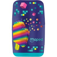 Maped Duo taille-crayons et gomme PIXEL PARTY