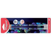 Maped Bleistift DEEPSEA PARADISE, mit Radierer, HB, 6er