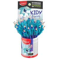 Maped Crayon de papier, avec gomme & guide-doigt, pot...