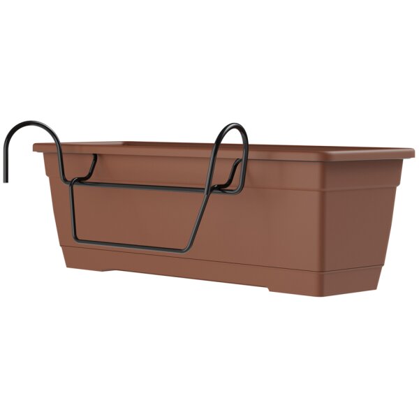 tera Kit de jardinière Birka, support inclus, terracotta