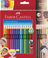 FABER-CASTELL Crayon de couleur Colour GRIP, étui...