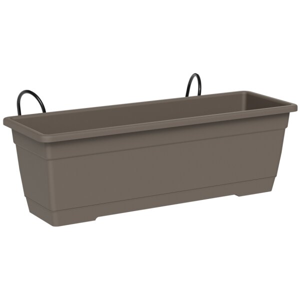tera Kit de jardinière Birka, support inclus, anthracite