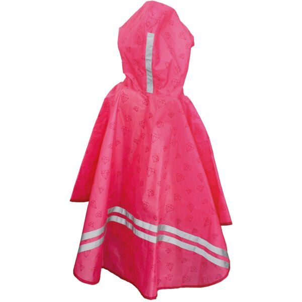 ROTH Poncho de pluie enfants ReflActions Diamant, rose