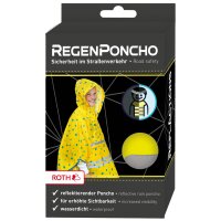 ROTH Poncho de pluie enfants ReflActions Diamant, rose