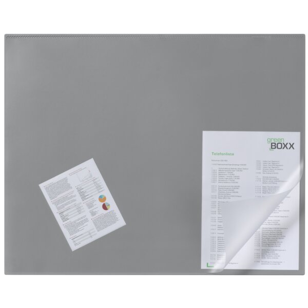 DURABLE Schreibunterlage, 650 x 520 mm, PVC, grau