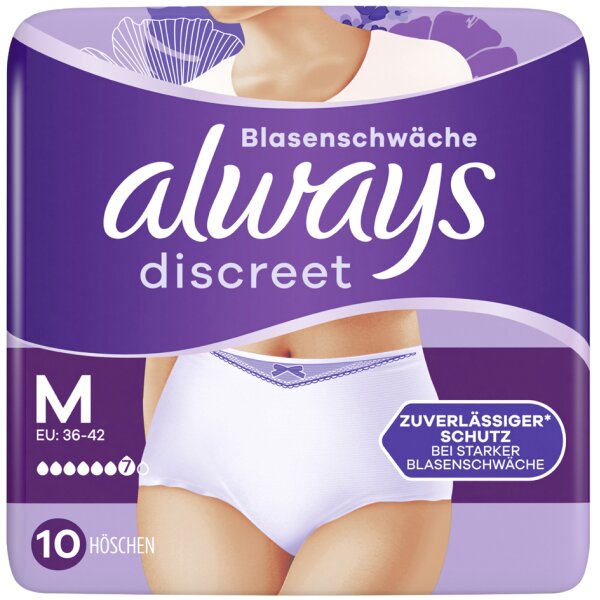 always discreet Inkontinenz-H&ouml;schen Pants Plus, Gr&ouml;sse: M