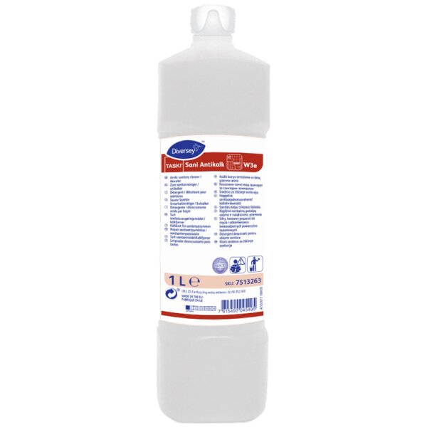TASKI Nettoyant sanitaire Sani Anticalcaire W3e, 1 litre