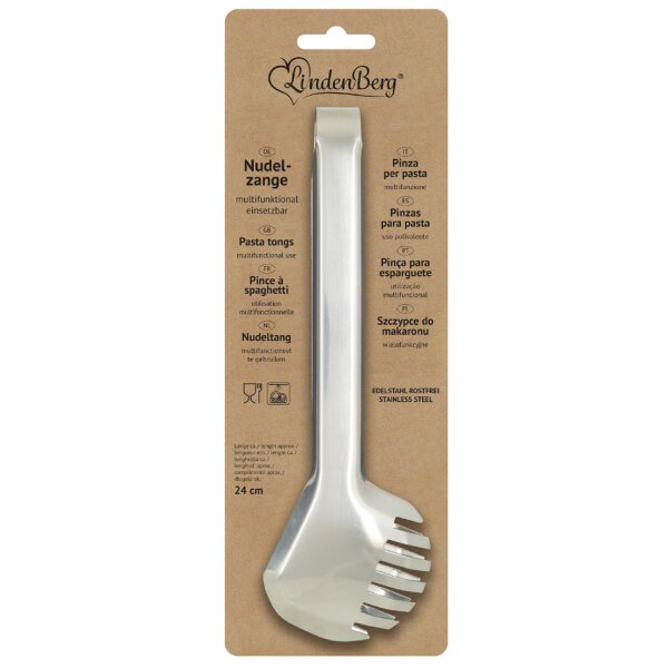 Linden Berg Pince à spaghetti, acier inoxydable, 240 mm