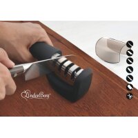 Linden Berg Affûteur de couteau, 4 niveaux, noir