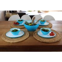 Linden Berg Set dassiettes de table, ovale, set de 2, vert