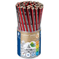 STAEDTLER Crayon dapprentissage tradition jumbo, HB, pot