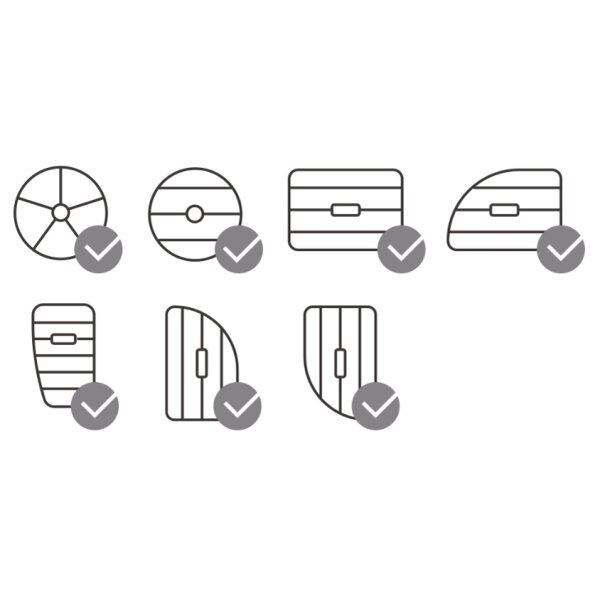 LogiLink Support magnétique 3 points pour smartphone, noir