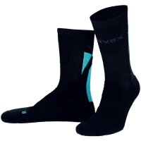 uvex Chaussette Functional, taille 39-42, noir / bleu