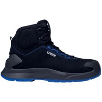 uvex 1 x-craft Chaussure montante S2, pointure 37, noir/bleu