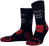 uvex Chaussette Thermal, taille 43-46, noir / rouge